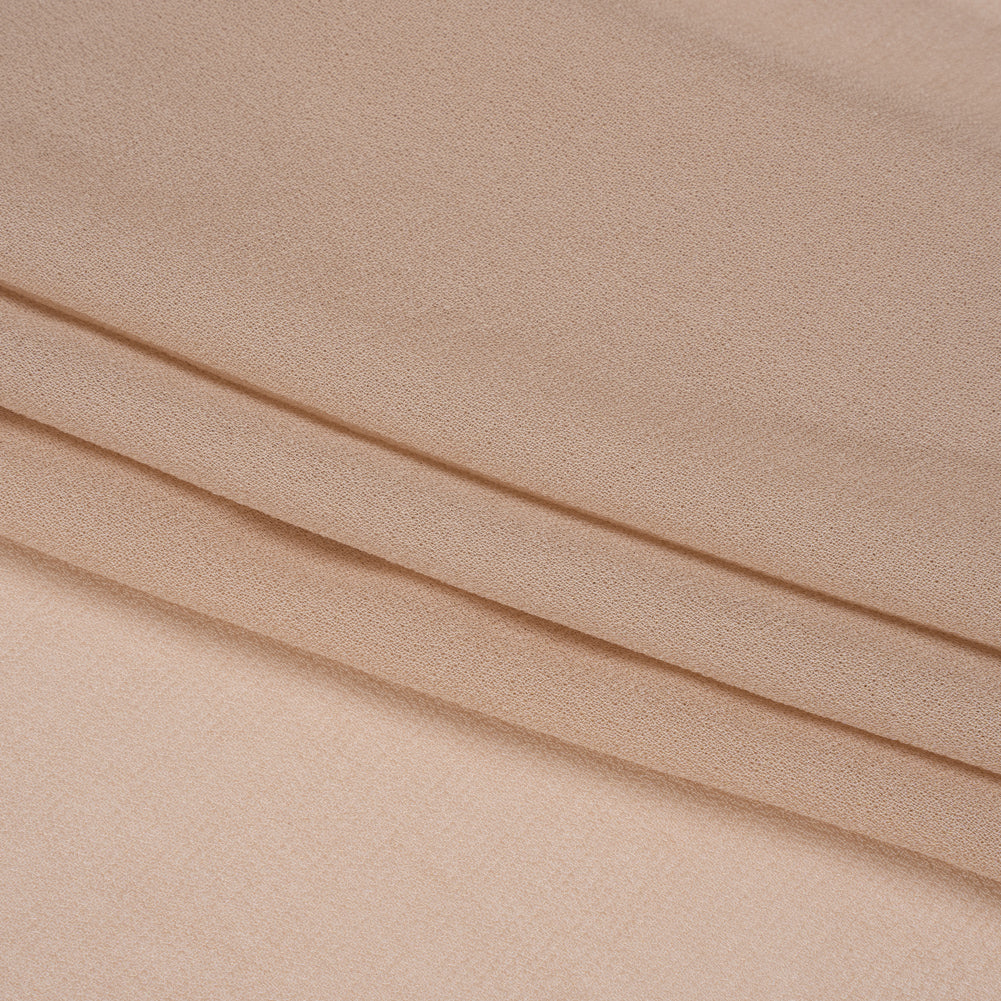Famous Australian Designer Nude Viscose Georgette Folded Famous Australian Designer Nude Viscose Georgette Folded