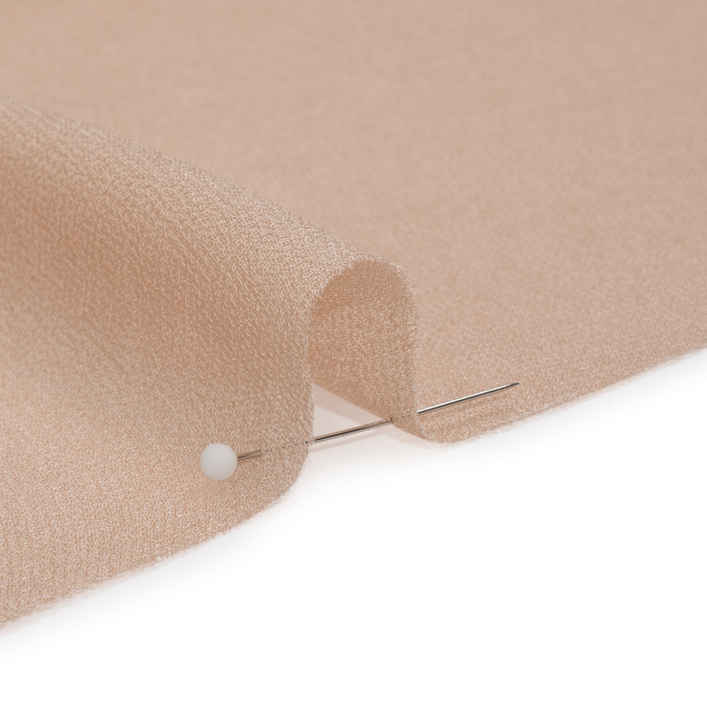 Famous Australian Designer Nude Viscose Georgette Detail Famous Australian Designer Nude Viscose Georgette Detail