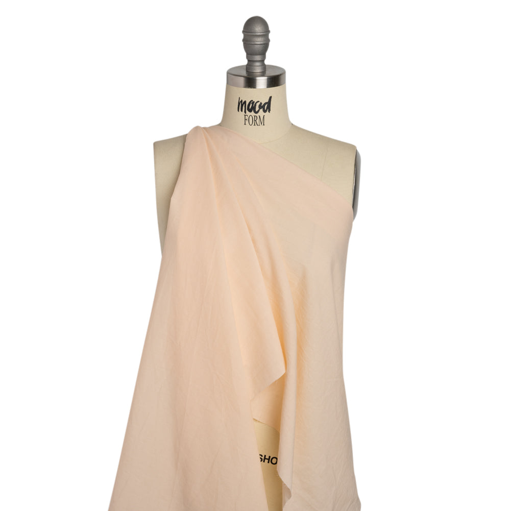 Famous Australian Designer Peach Blossom Cotton Voile Drape Famous Australian Designer Peach Blossom Cotton Voile Drape