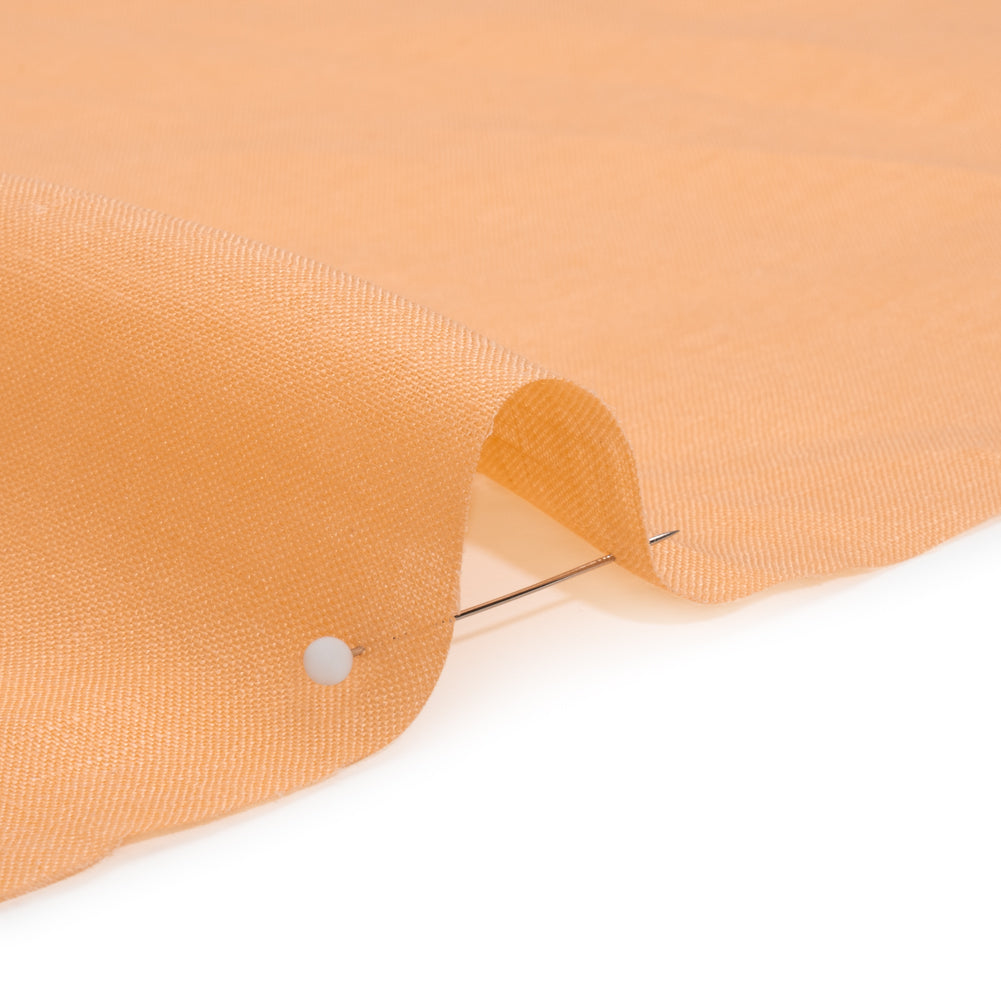 Famous Australian Designer Creamsicle Lightweight Linen Woven Detail Famous Australian Designer Creamsicle Lightweight Linen Woven Detail
