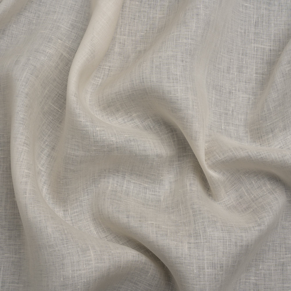 Famous Australian Designer Ivory Lightweight Linen Woven Famous Australian Designer Ivory Lightweight Linen Woven