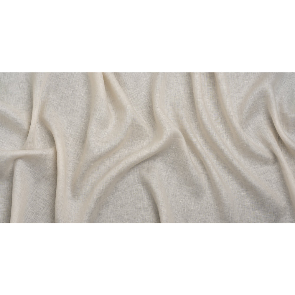 Famous Australian Designer Cream Lightweight Linen Woven Full Famous Australian Designer Cream Lightweight Linen Woven Full