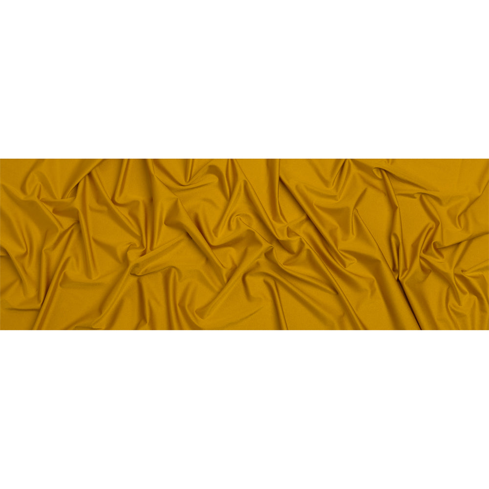 Famous Australian Designer Goldenrod Shimmering Stretch Polyamide Tricot Full Famous Australian Designer Goldenrod Shimmering Stretch Polyamide Tricot Full