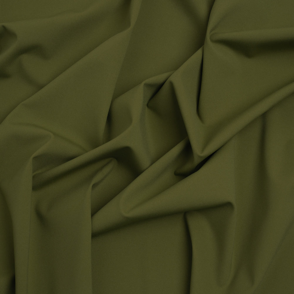 Famous Australian Designer Chive Stretch Polyamide Interlock Knit Famous Australian Designer Chive Stretch Polyamide Interlock Knit
