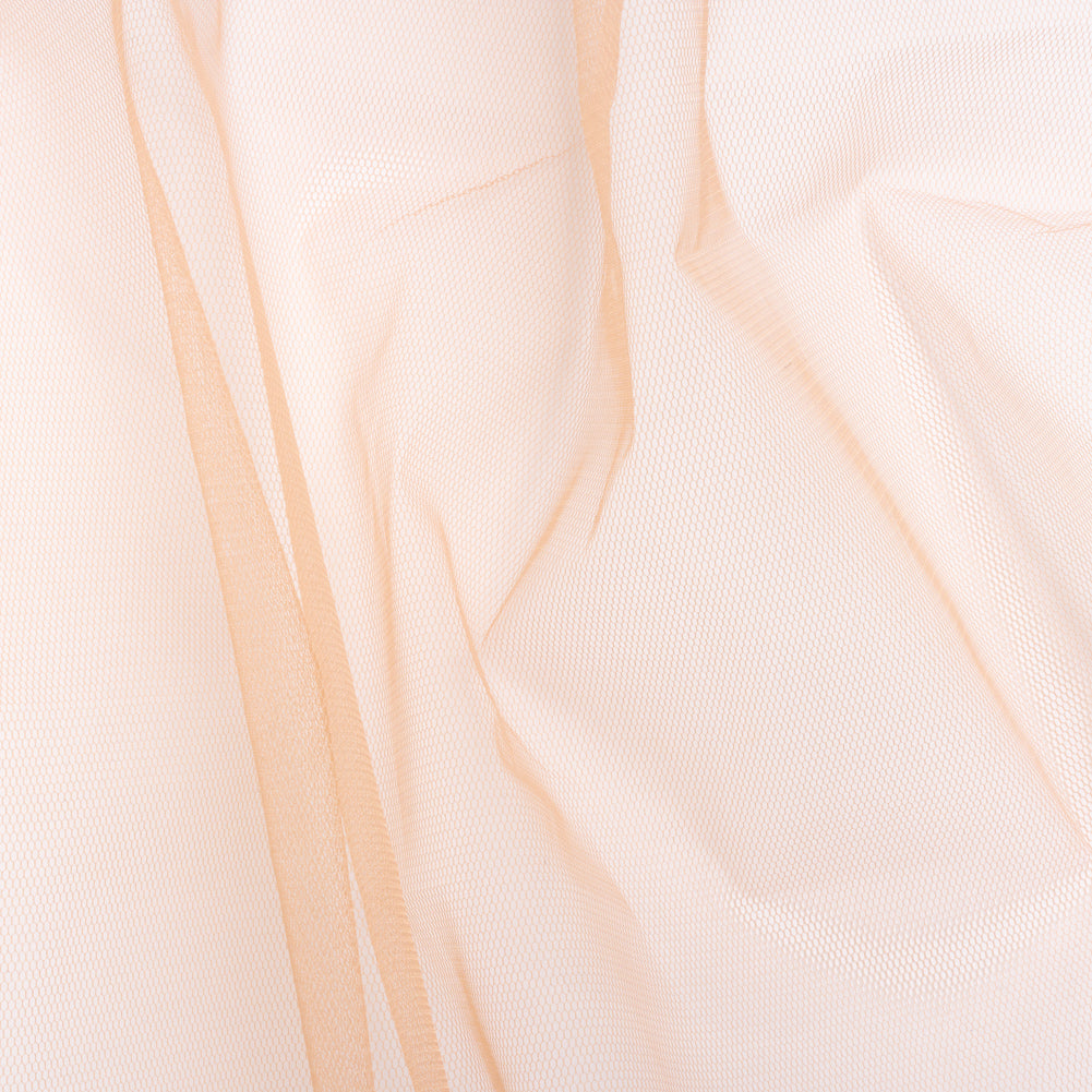 Famous Australian Designer Apricot Nectar Stiff Polyester Tulle Famous Australian Designer Apricot Nectar Stiff Polyester Tulle