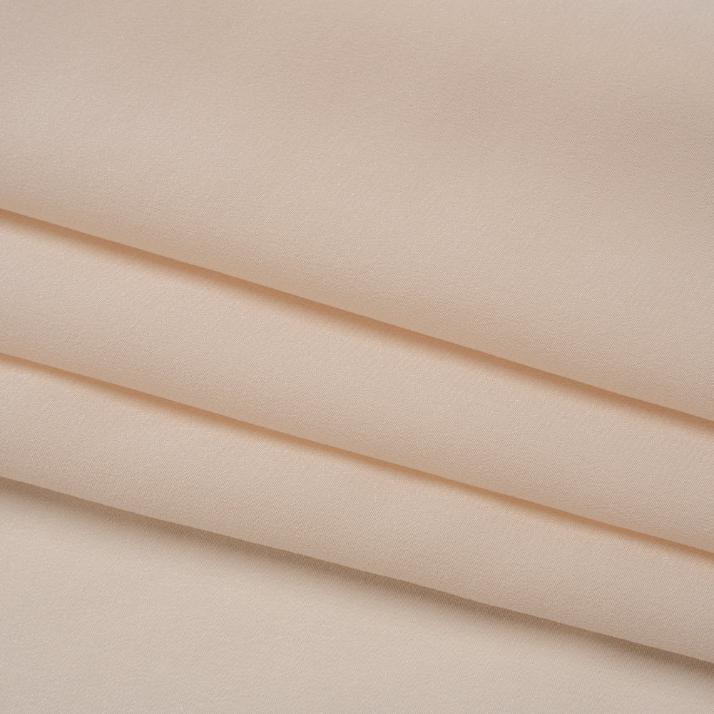 Famous Australian Designer Nude Silk Crepe de Chine Folded Famous Australian Designer Nude Silk Crepe de Chine Folded
