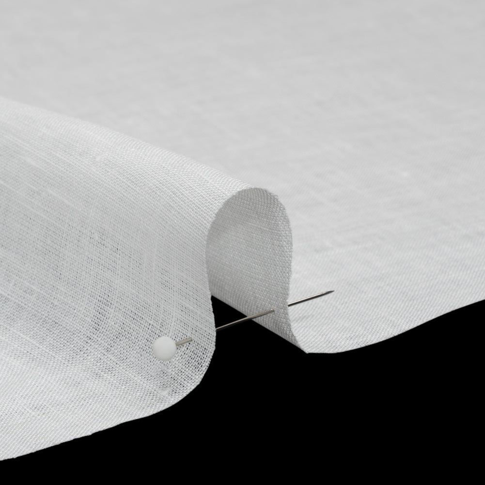 Famous Australian Designer White Lightweight Linen Woven Detail Famous Australian Designer White Lightweight Linen Woven Detail
