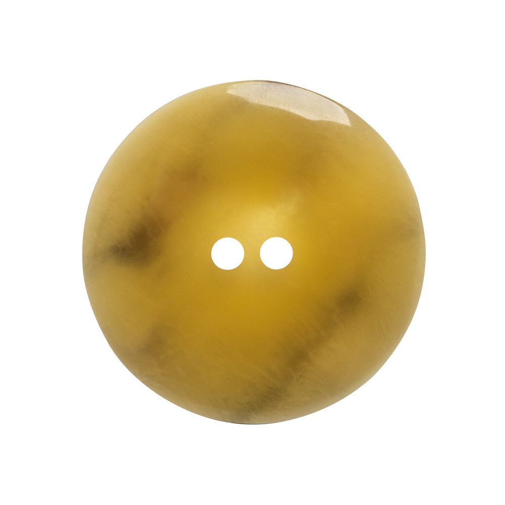 Plastic 2-Hole Button Made in Italy - Brown Mottled Wide Rim - 42L/27mm Detail Plastic 2-Hole Button Made in Italy - Brown Mottled Wide Rim - 42L/27mm Detail