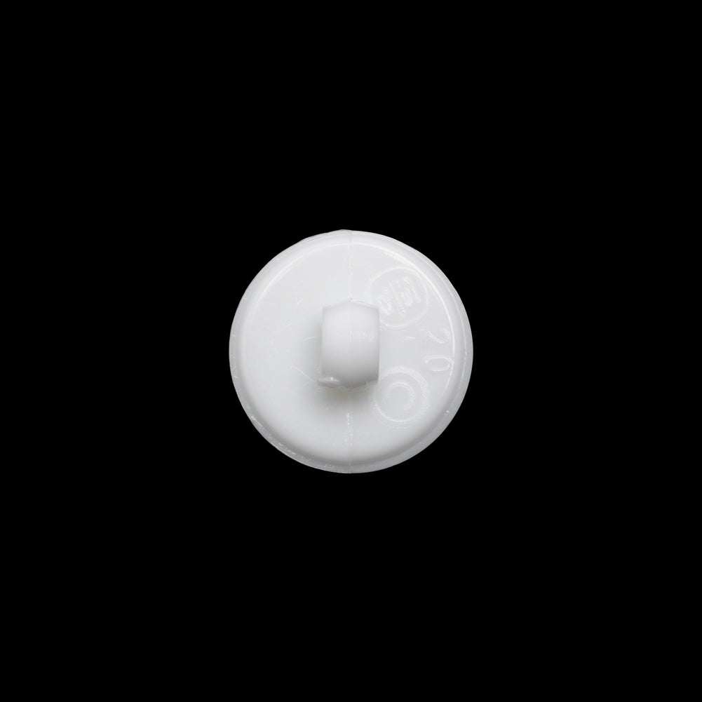 Plastic Shank Back Button - White Faux Gems and Latticework - 20L/12.5mm Plastic Shank Back Button - White Faux Gems and Latticework - 20L/12.5mm