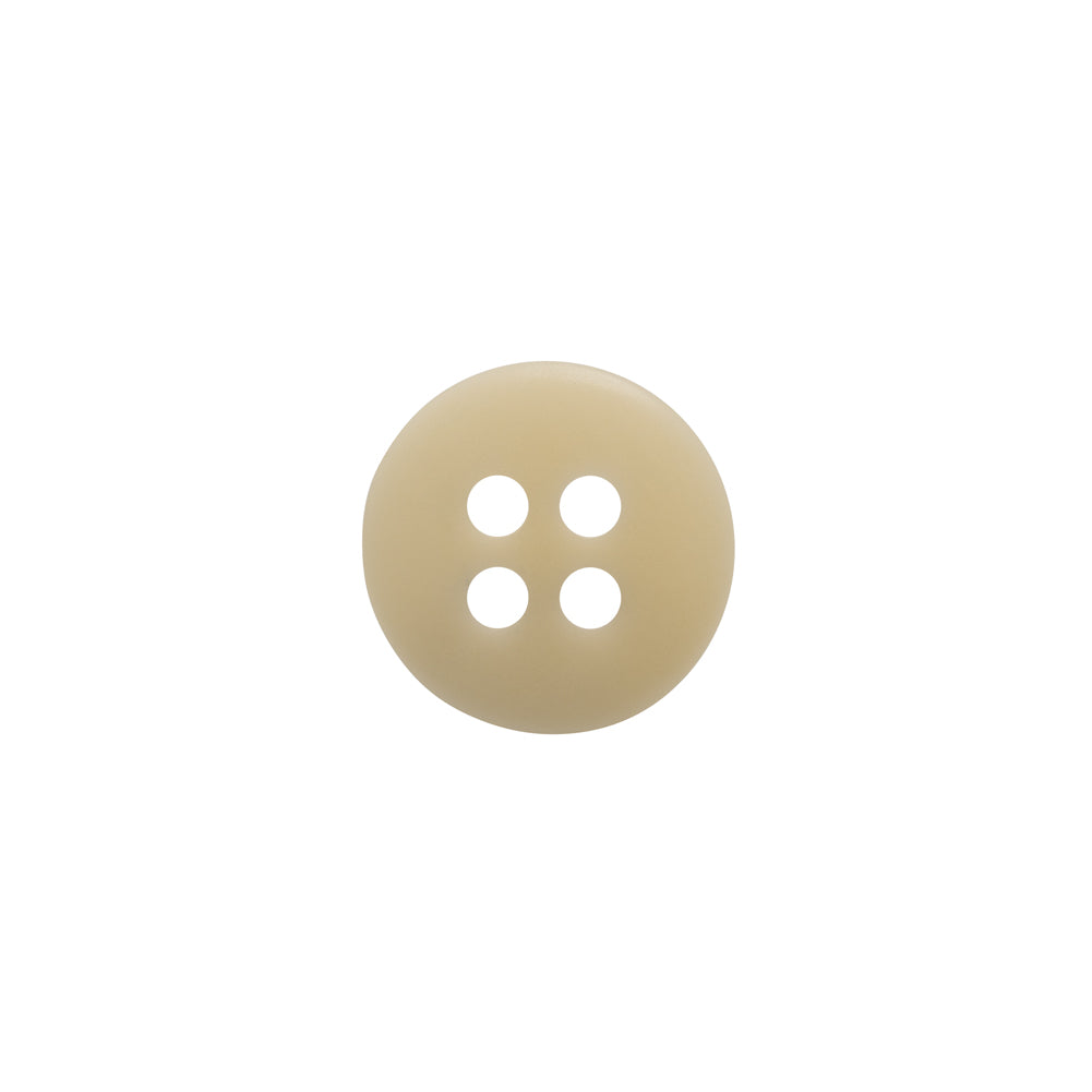 Bone 4-Hole Button - 20L/12.5mm - Off White Narrow Rim Bone 4-Hole Button - 20L/12.5mm - Off White Narrow Rim