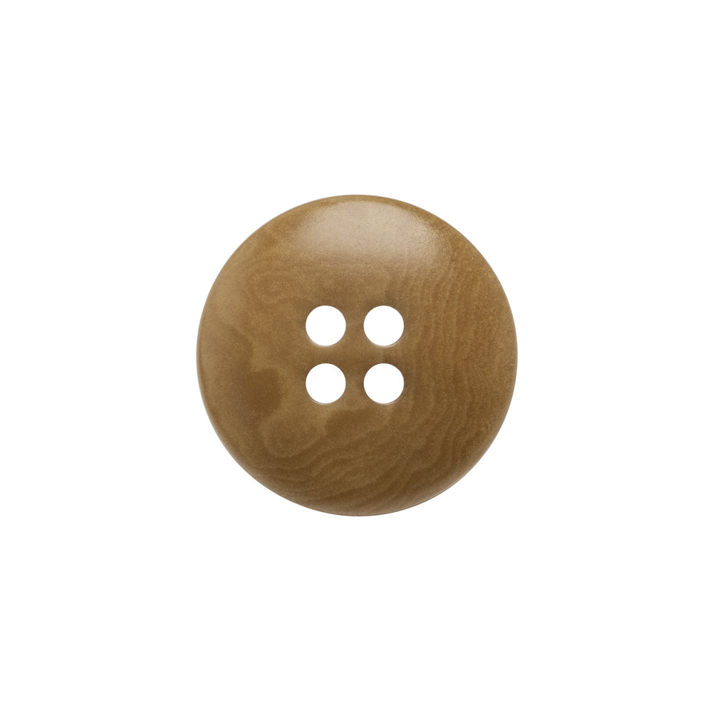 Horn 4-Hole Button - 30L/19mm - Light Brown Swirled Horn 4-Hole Button - 30L/19mm - Light Brown Swirled