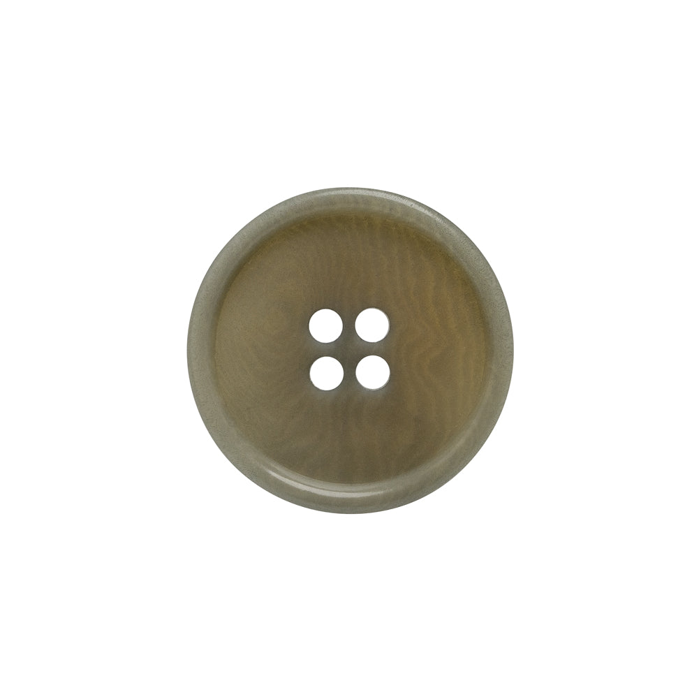 Horn 4-Hole Button - 32L/20mm - Light Gray Green Narrow Rim Horn 4-Hole Button - 32L/20mm - Light Gray Green Narrow Rim