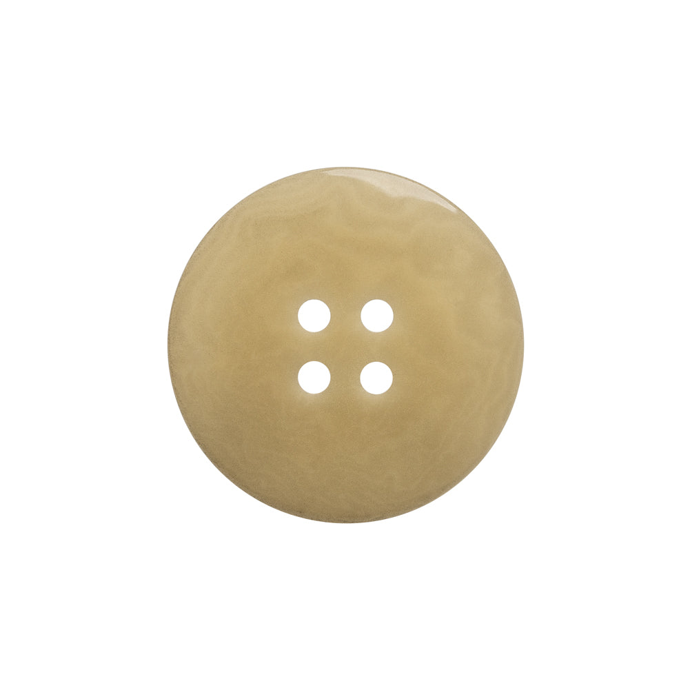 Horn 4-Hole Button - 34L/21.5mm - Ivory Narrow Rim Horn 4-Hole Button - 34L/21.5mm - Ivory Narrow Rim