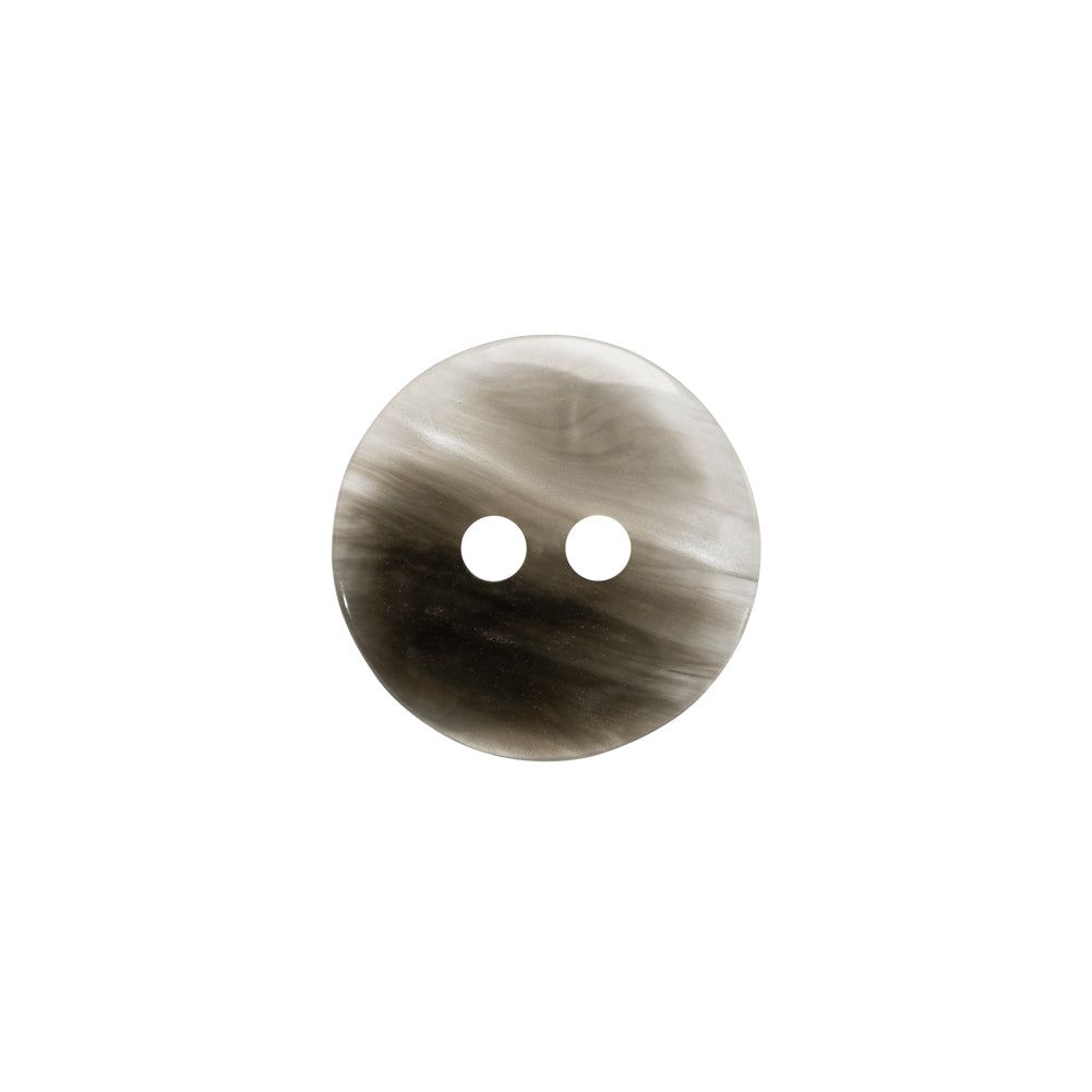 Plastic 2-Hole Button - 24L/15mm - Translucent Gray Swirl Plastic 2-Hole Button - 24L/15mm - Translucent Gray Swirl