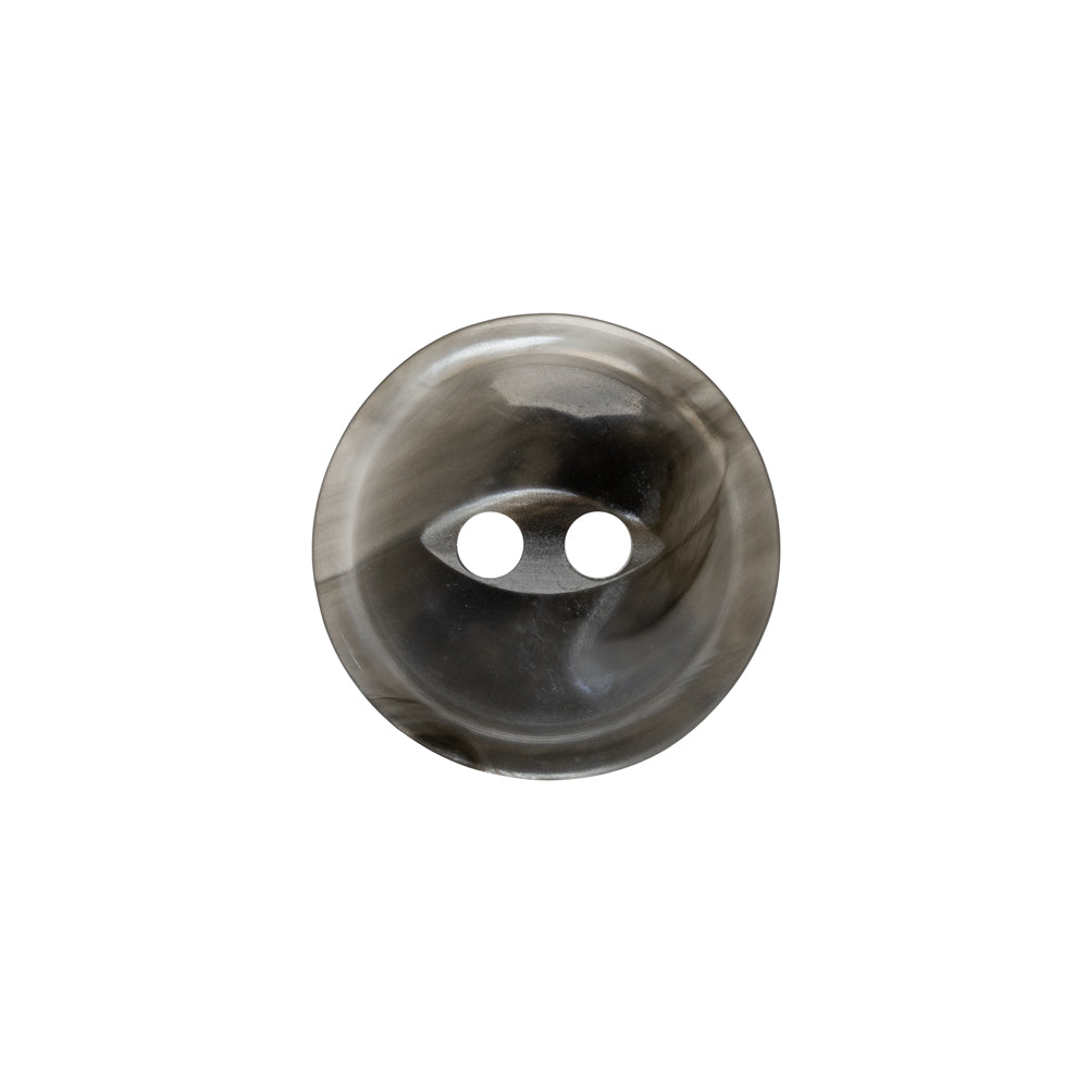 Plastic 2-Hole Button - 28L/18mm - Translucent Gray Swirl Plastic 2-Hole Button - 28L/18mm - Translucent Gray Swirl