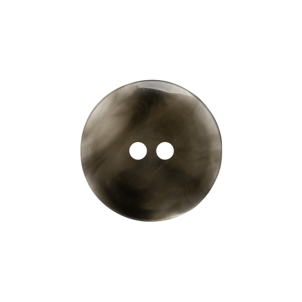 Plastic 2-Hole Button - 32L/20mm - Translucent Gray Swirl - Detail Plastic 2-Hole Button - 32L/20mm - Translucent Gray Swirl - Detail