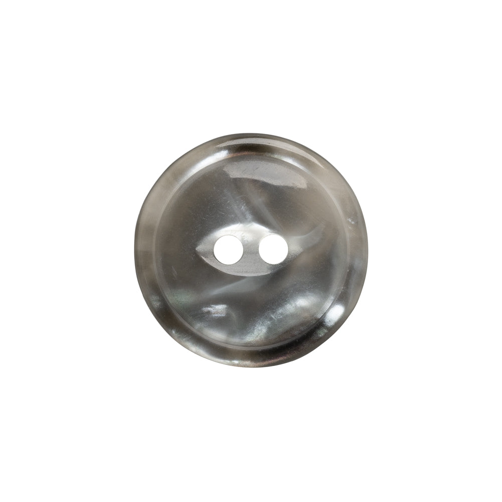 Plastic 2-Hole Button - 32L/20mm - Translucent Gray Swirl Plastic 2-Hole Button - 32L/20mm - Translucent Gray Swirl