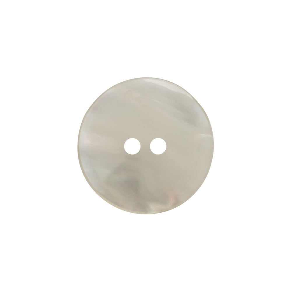 Plastic 2-Hole Button - 32L/20mm - Translucent White Swirl Plastic 2-Hole Button - 32L/20mm - Translucent White Swirl