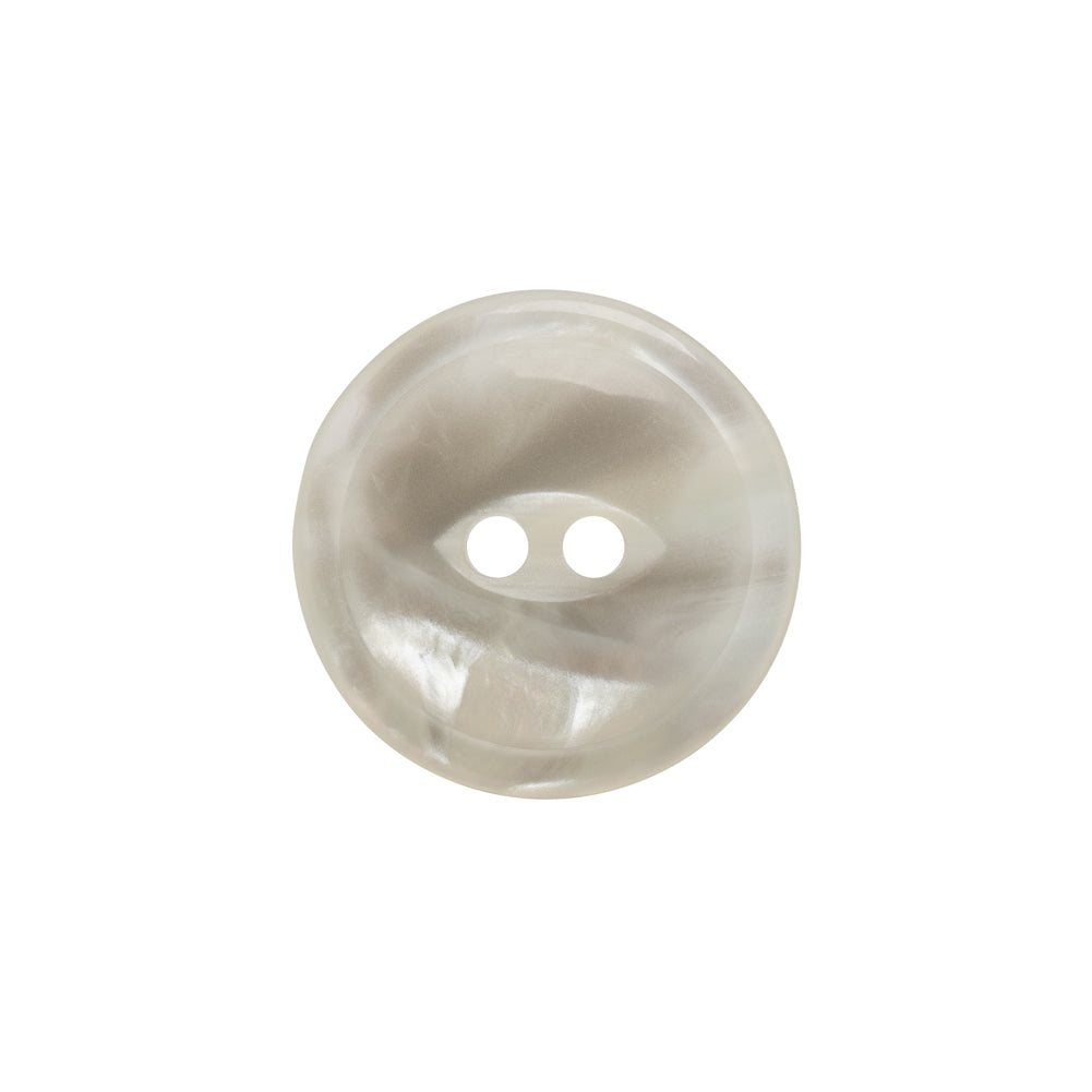 Plastic 2-Hole Button - 32L/20mm - Translucent White Swirl Plastic 2-Hole Button - 32L/20mm - Translucent White Swirl