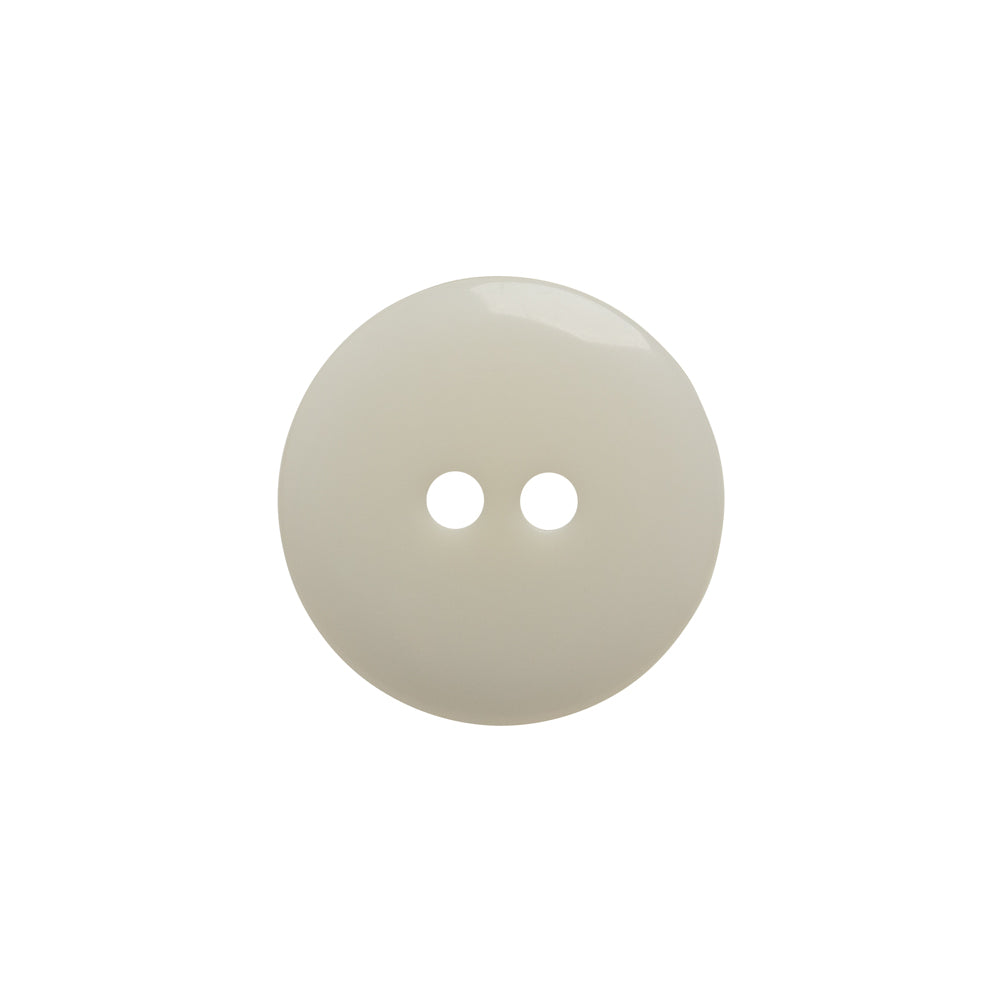 Plastic 2-Hole Button - 30L/19mm - Iridescent White Dish Shaped Plastic 2-Hole Button - 30L/19mm - Iridescent White Dish Shaped