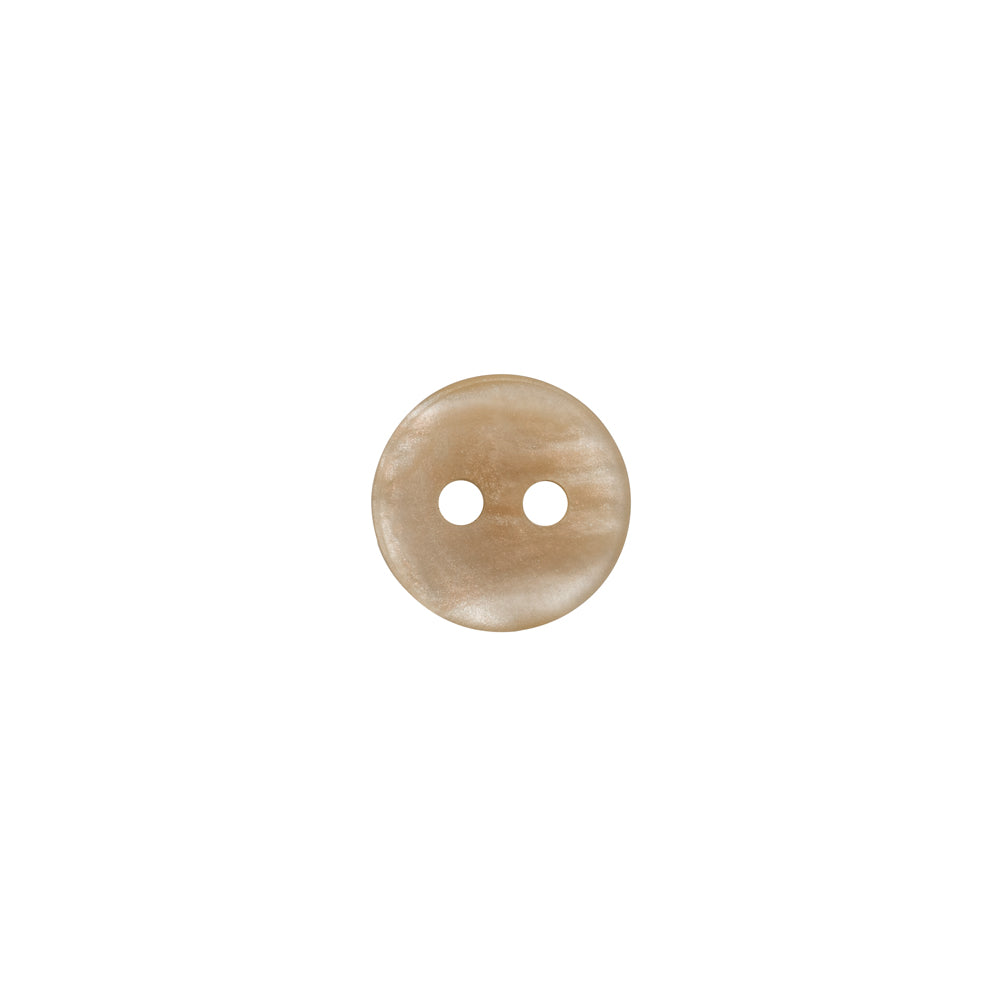 Plastic 2-Hole Button - 16L/10mm - Shimmering Cream Plastic 2-Hole Button - 16L/10mm - Shimmering Cream