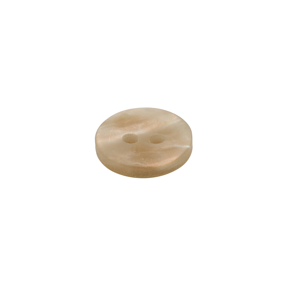 Plastic 2-Hole Button - 20L/12.5mm - Shimmering Cream Plastic 2-Hole Button - 20L/12.5mm - Shimmering Cream