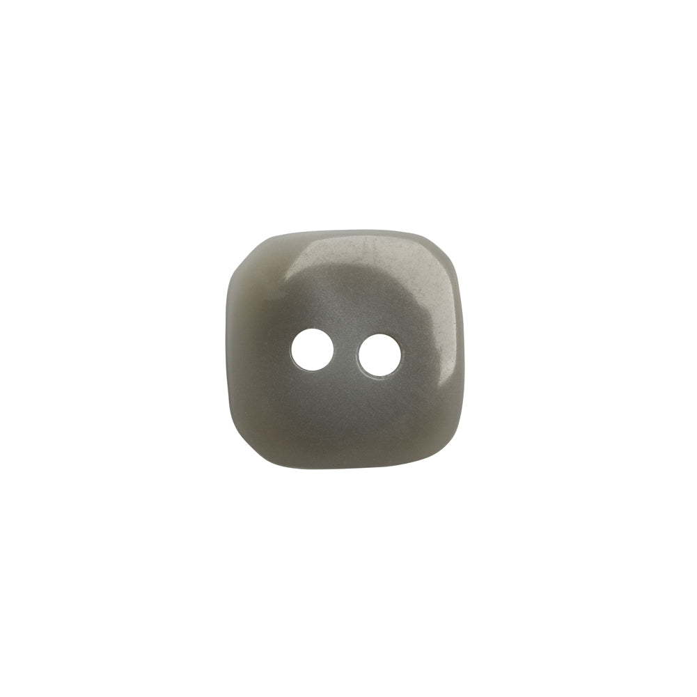 Square Plastic 2-Hole Button - 24L/15mm - Gray Ombre Square Plastic 2-Hole Button - 24L/15mm - Gray Ombre