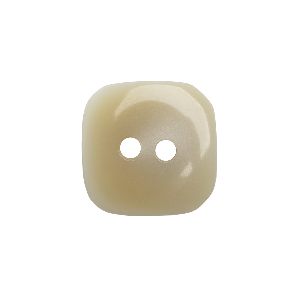 Square Plastic 2-Hole Button - 36L/23mm - Beige Ombre Square Plastic 2-Hole Button - 36L/23mm - Beige Ombre