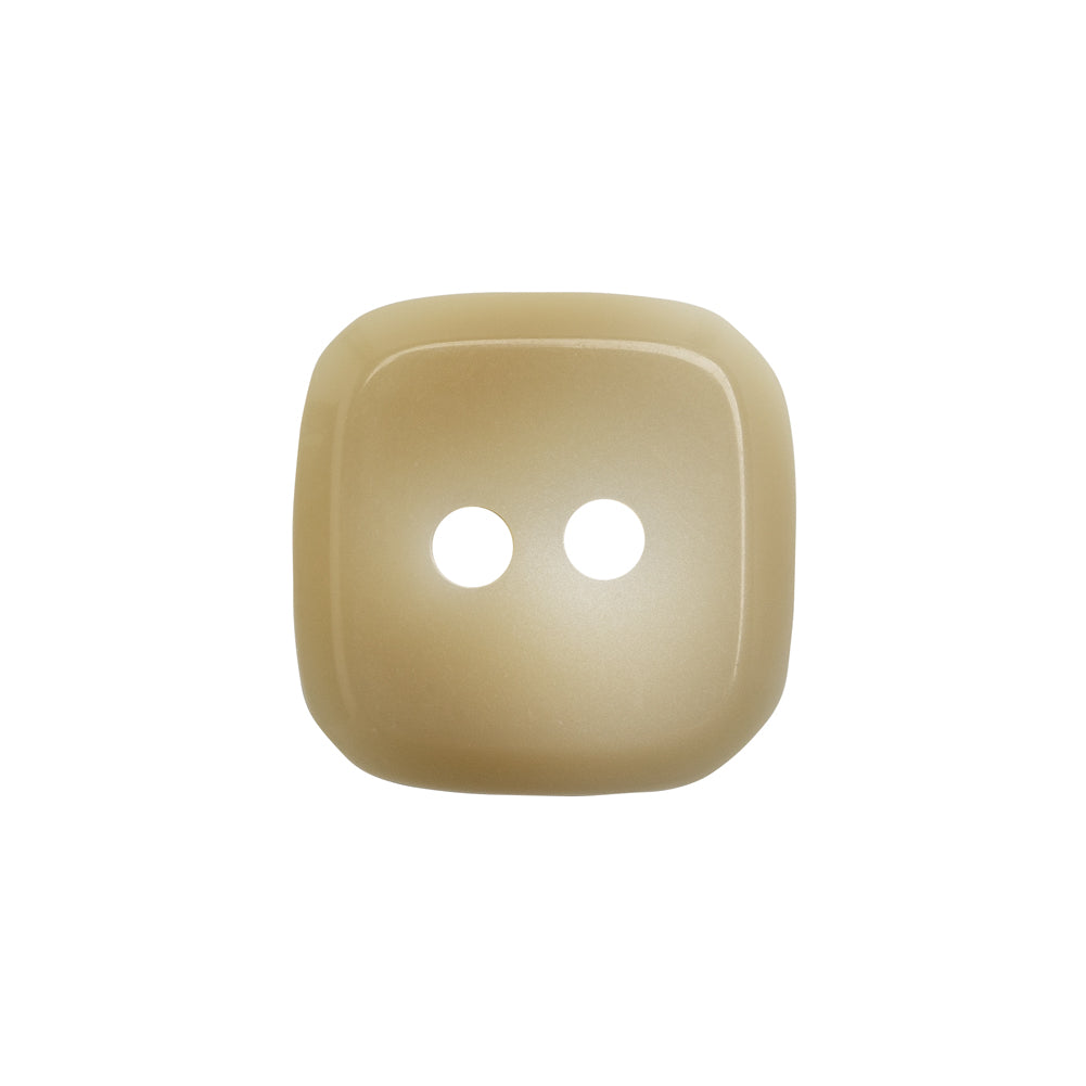 Square Plastic 2-Hole Button - 36L/23mm - Beige Ombre Square Plastic 2-Hole Button - 36L/23mm - Beige Ombre