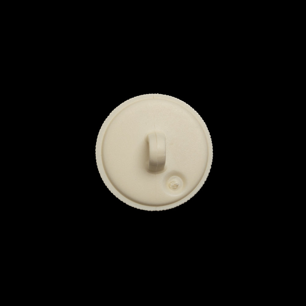 Plastic Shank Back Button - 24L/15mm - Ivory Radiating Sticks - Detail Plastic Shank Back Button - 24L/15mm - Ivory Radiating Sticks - Detail