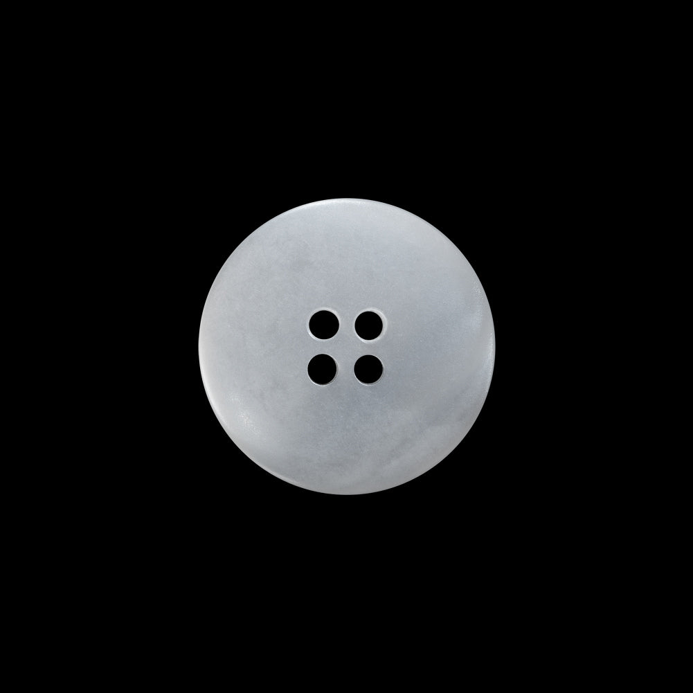 Plastic 4-Hole Button - 28L/18mm - Frosted Clear and Iridescent White Ink Well Plastic 4-Hole Button - 28L/18mm - Frosted Clear and Iridescent White Ink Well