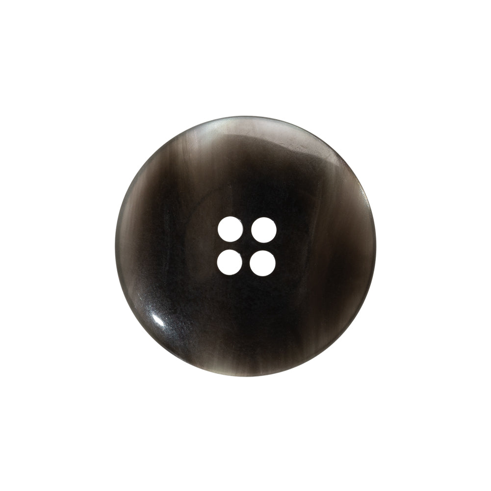 Shell 4-Hole Button - 36L/23mm - Gray Iridescent Wide Rim - Detail Shell 4-Hole Button - 36L/23mm - Gray Iridescent Wide Rim - Detail