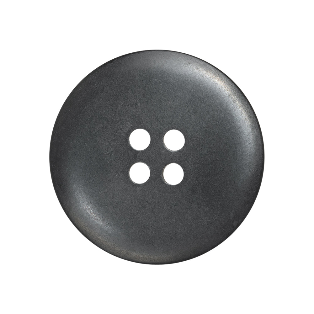 Plastic 4-Hole Button - 42L/27mm - Iridescent Gray with Wide Flat Rim Plastic 4-Hole Button - 42L/27mm - Iridescent Gray with Wide Flat Rim