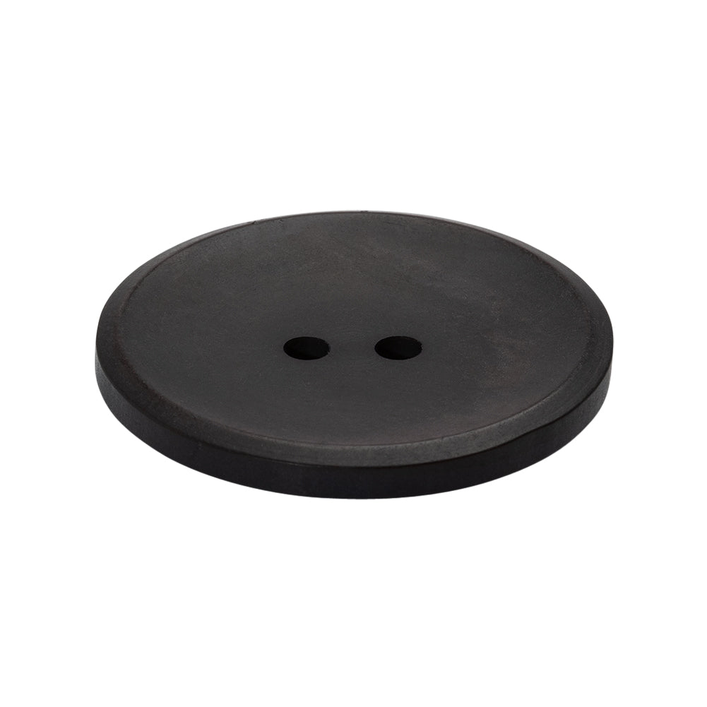 Plastic 2-Hole Button - 44L/28mm - Charcoal Gray and Purple Shimmer Shallow Plate - Folded Plastic 2-Hole Button - 44L/28mm - Charcoal Gray and Purple Shimmer Shallow Plate - Folded