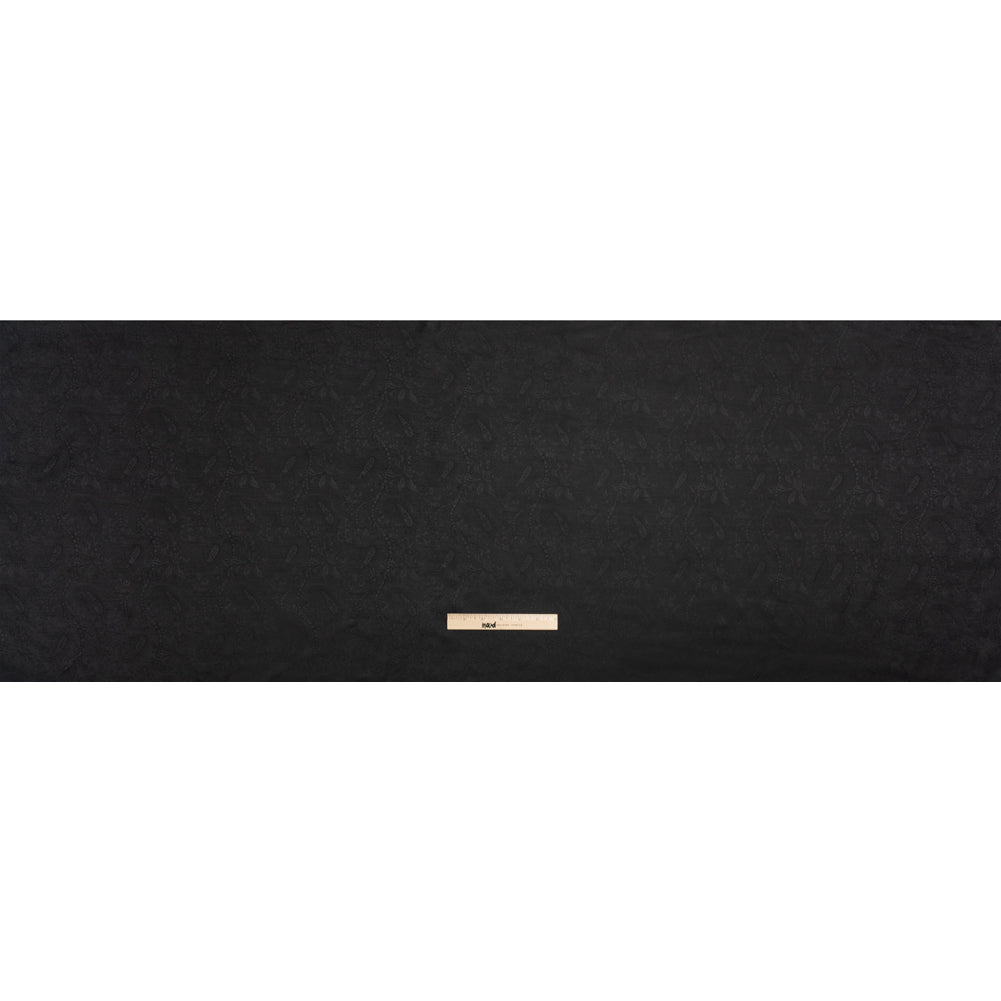 Black Paisley Polyester Jacquard Full Black Paisley Polyester Jacquard Full