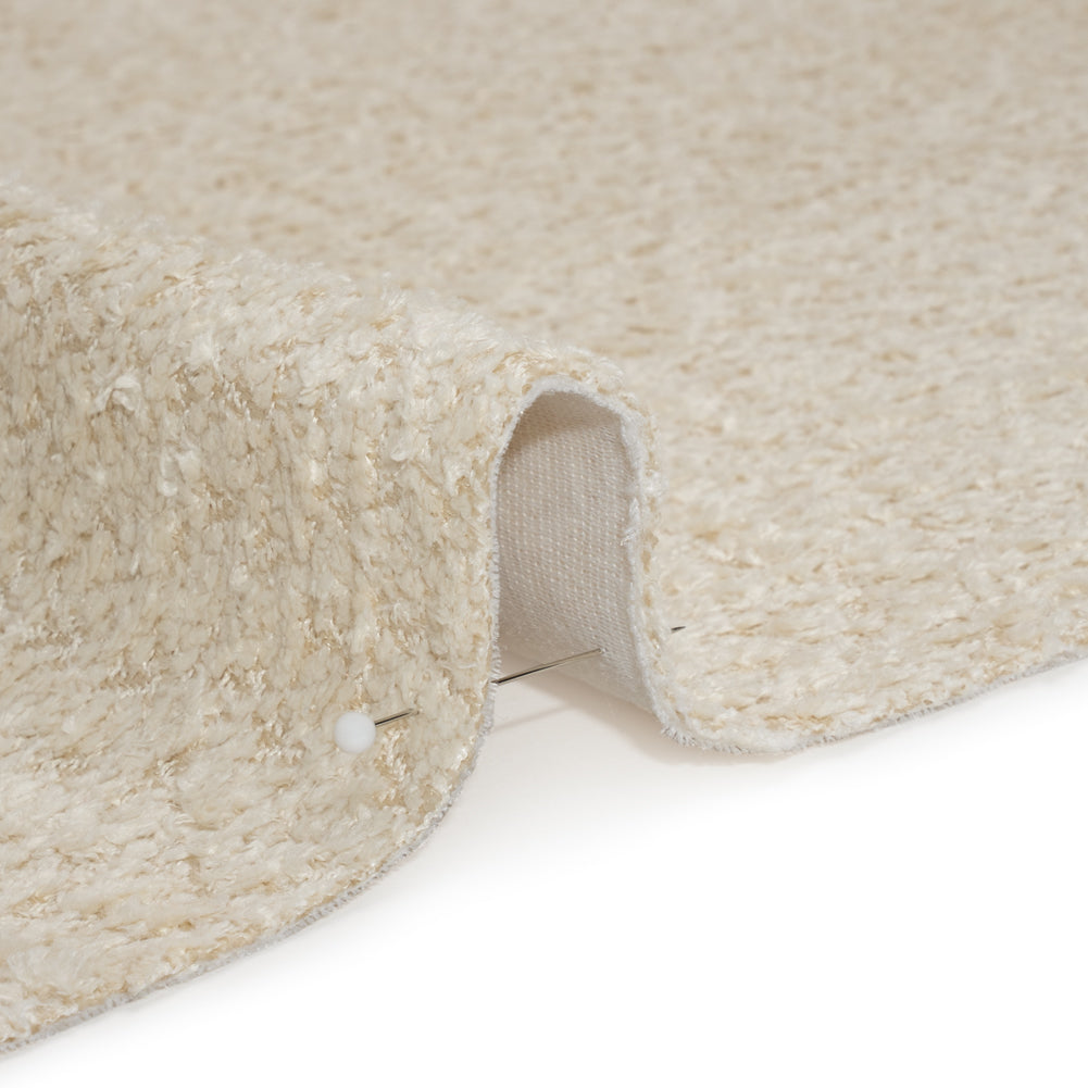 Crypton Linen Stain Resistant Plush Upholstery Boucle Detail Crypton Linen Stain Resistant Plush Upholstery Boucle Detail