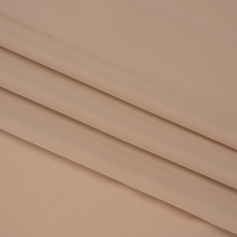 Famous Australian Designer Light Nude Stretch Polyester Jersey Folded Famous Australian Designer Light Nude Stretch Polyester Jersey Folded