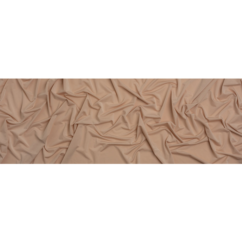 Famous Australian Designer Light Nude Stretch Polyester Jersey Full Famous Australian Designer Light Nude Stretch Polyester Jersey Full