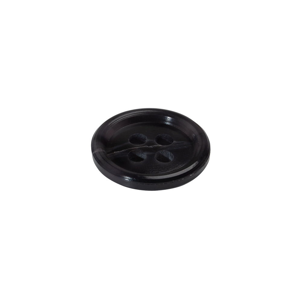 4-Hole Plastic Button Made in Italy - 24L/15mm - Violet Semi-Translucent 4-Hole Plastic Button Made in Italy - 24L/15mm - Violet Semi-Translucent