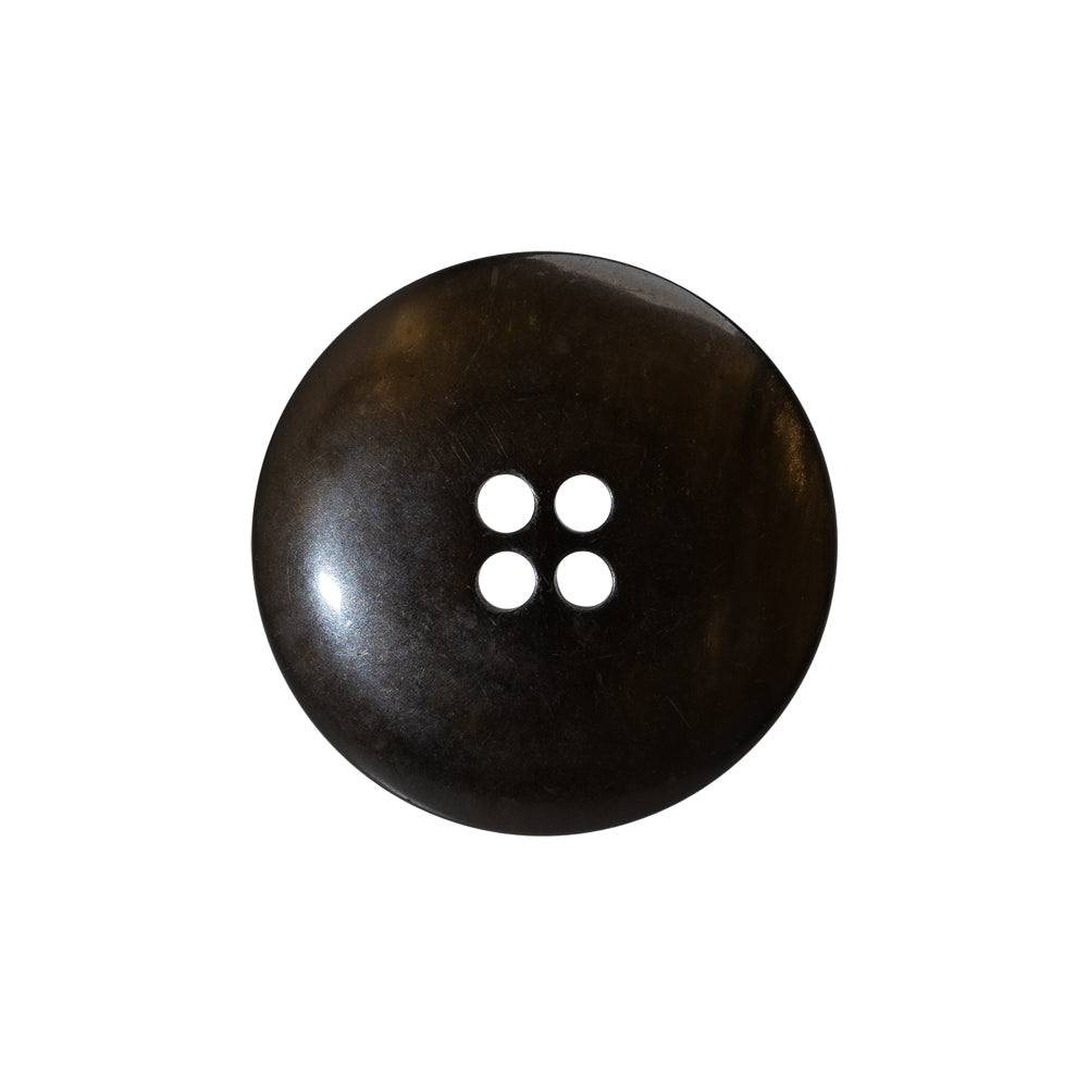 Plastic 4-Hole Button - 36L/23mm - Almost Translucent Pearlescent Brown Wide Rim Plastic 4-Hole Button - 36L/23mm - Almost Translucent Pearlescent Brown Wide Rim