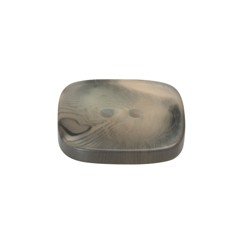 Square Plastic 2-Hole Button - 36L/23mm - Iridescent Ivory and Gray Marbled Square Plastic 2-Hole Button - 36L/23mm - Iridescent Ivory and Gray Marbled