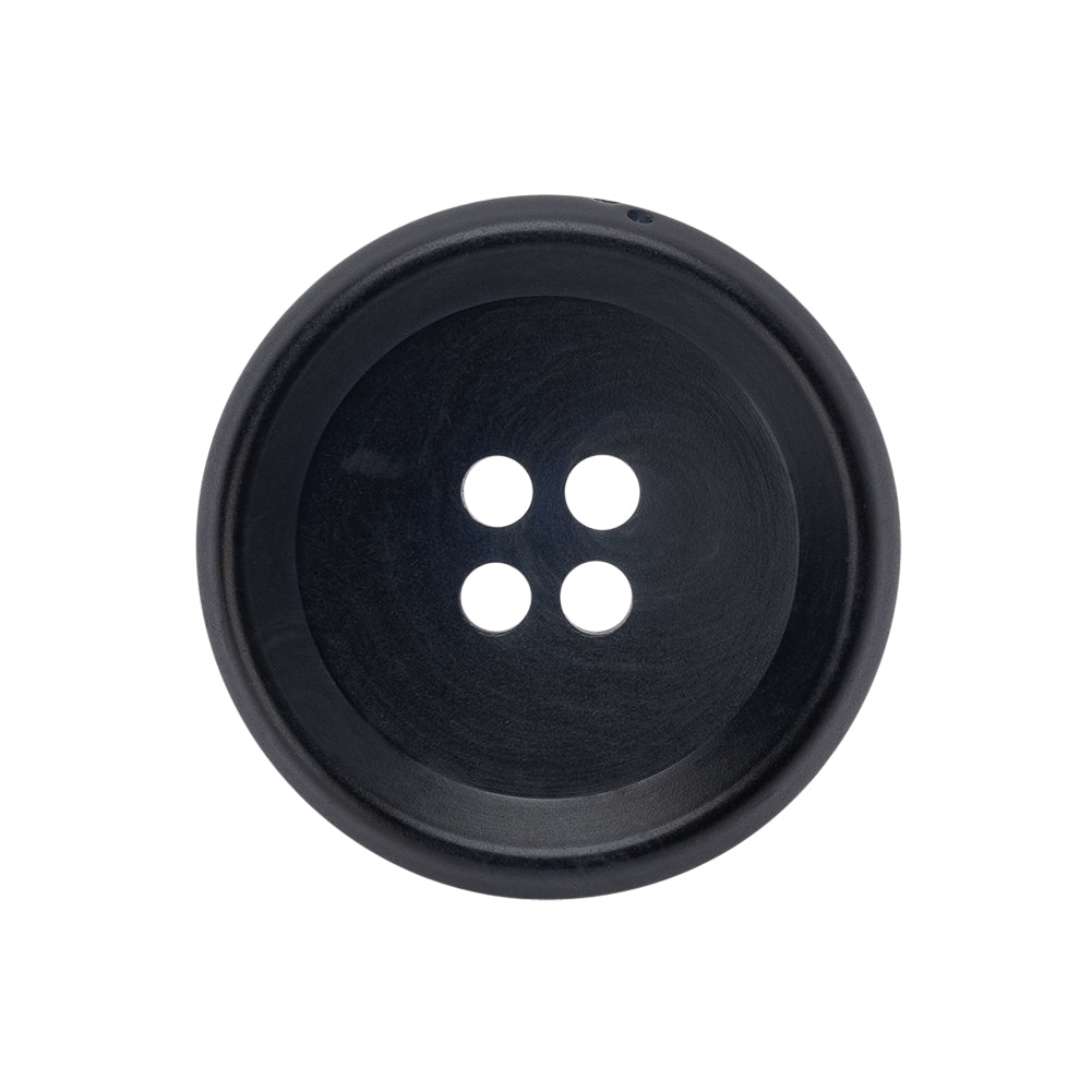 Plastic 4-Hole Button - 40L/25.5mm - Midnight Navy Plastic 4-Hole Button - 40L/25.5mm - Midnight Navy