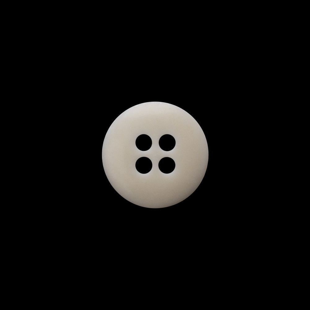 Plastic 4-Hole Shirt Button - 20L/12.5mm - Off White Plastic 4-Hole Shirt Button - 20L/12.5mm - Off White