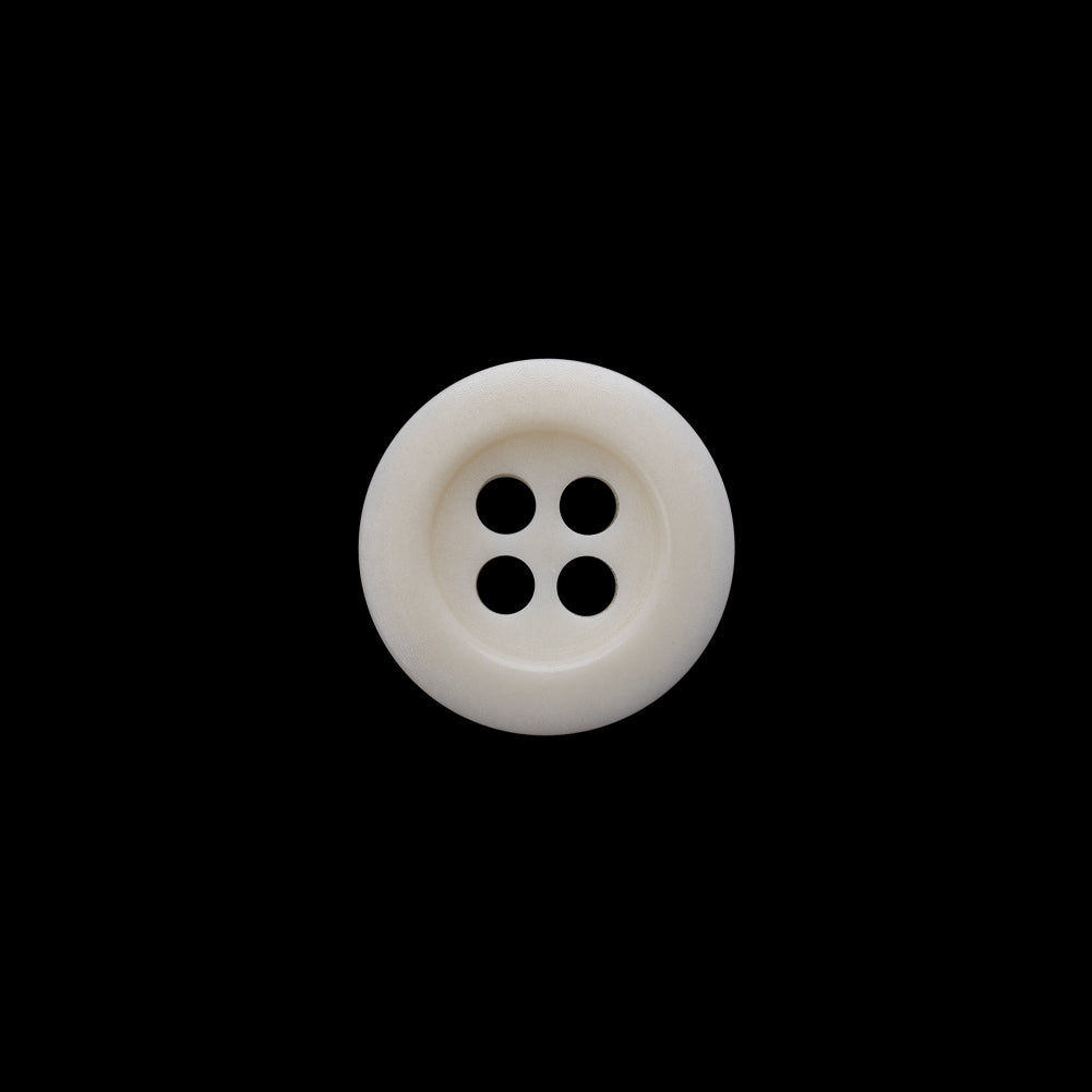 Plastic 4-Hole Shirt Button - 20L/12.5mm - Off White Plastic 4-Hole Shirt Button - 20L/12.5mm - Off White