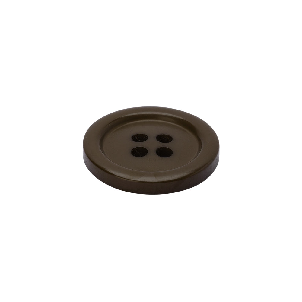 Plastic 4-Hole Button - 30L/19mm - Classic Brown Plastic 4-Hole Button - 30L/19mm - Classic Brown