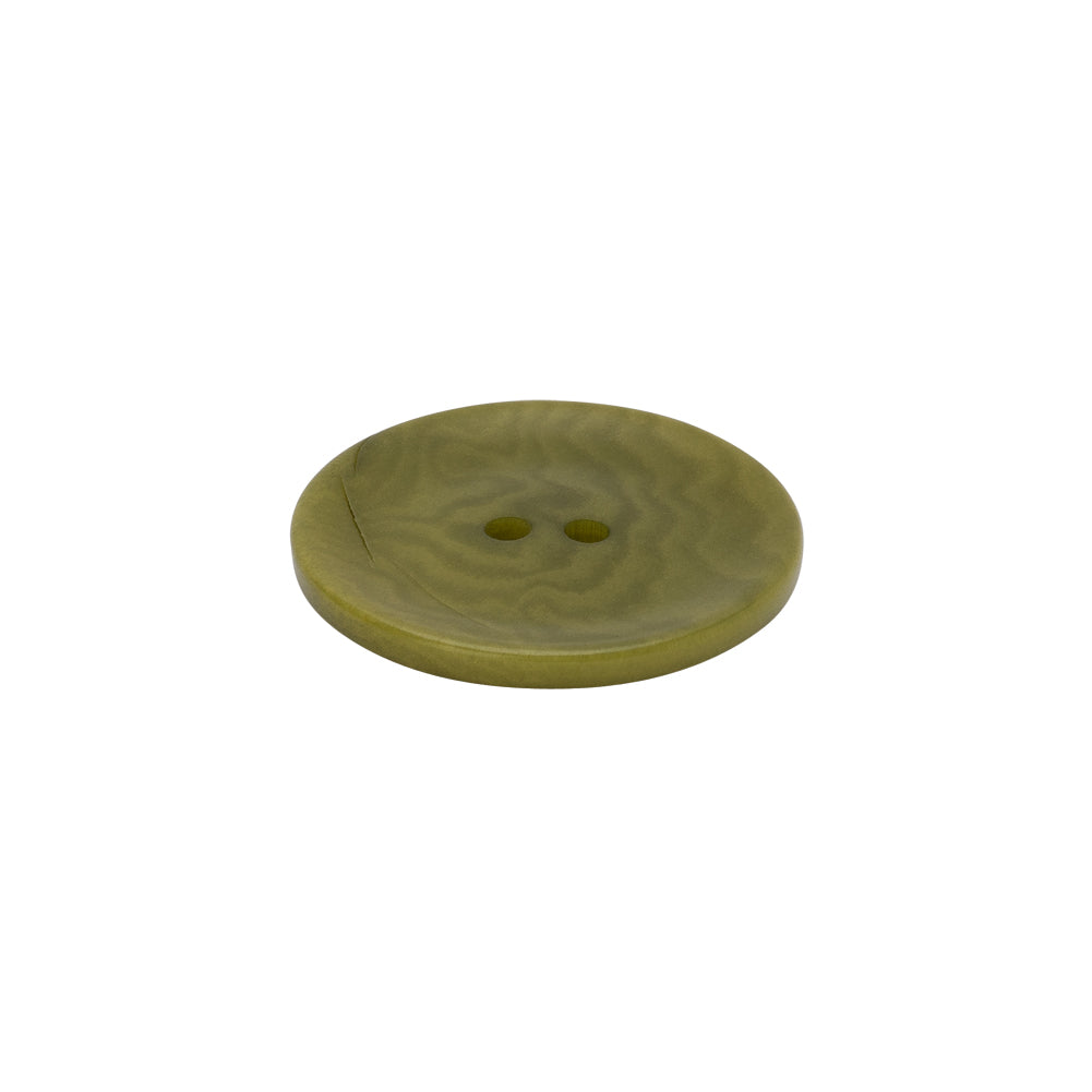 Plastic 4-Hole Button - 32L/20mm - Olive Green Swirls Platter Shaped Plastic 4-Hole Button - 32L/20mm - Olive Green Swirls Platter Shaped