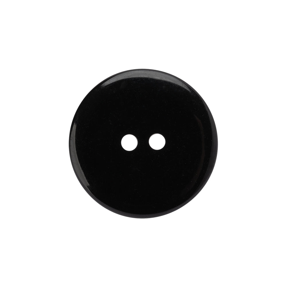 Plastic 2-Hole Button - 35L/22mm - Black Shallow Plate with Etched Rim Plastic 2-Hole Button - 35L/22mm - Black Shallow Plate with Etched Rim