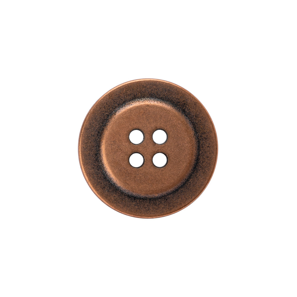 Metal 4-Hole Button - 32L/20mm - Copper - Detail Metal 4-Hole Button - 32L/20mm - Copper - Detail