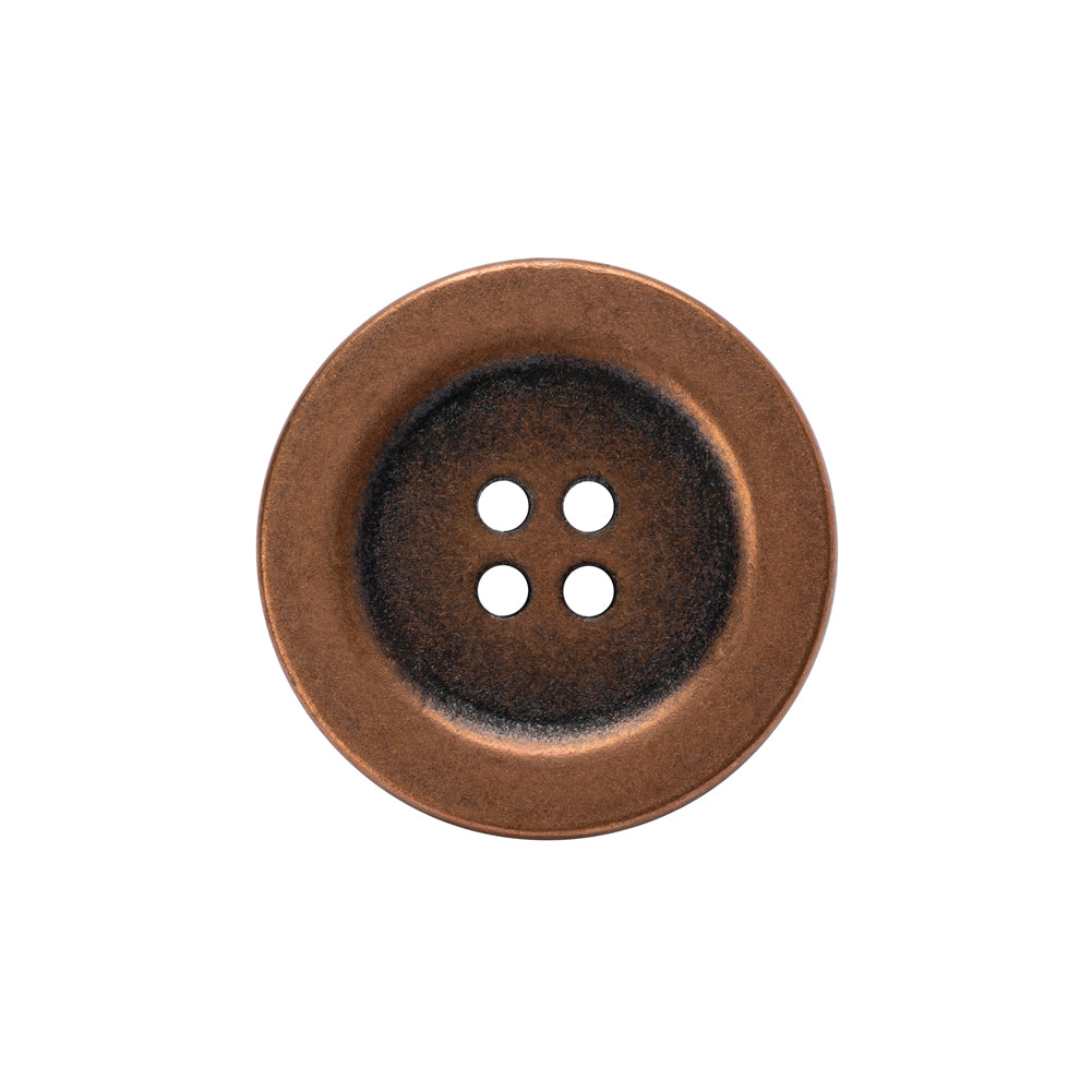 Metal 4-Hole Button - 36L/23mm - Copper Metal 4-Hole Button - 36L/23mm - Copper