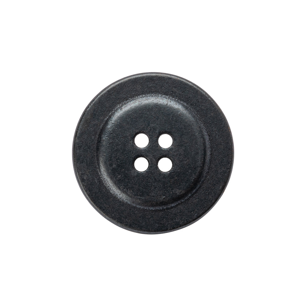 Metal 4-Hole Button - 36L/23mm - Pewter - Detail Metal 4-Hole Button - 36L/23mm - Pewter - Detail